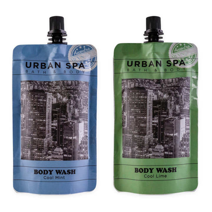 Gel douche 100ml URBAN SPA, 2 modèles assortis