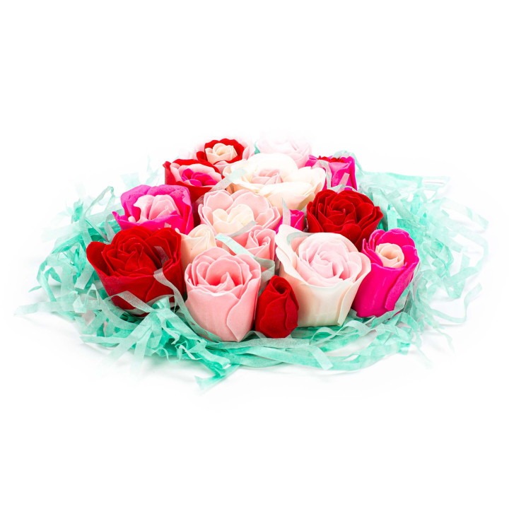 Coffret Roses de savon QUEEN OF HEARTS