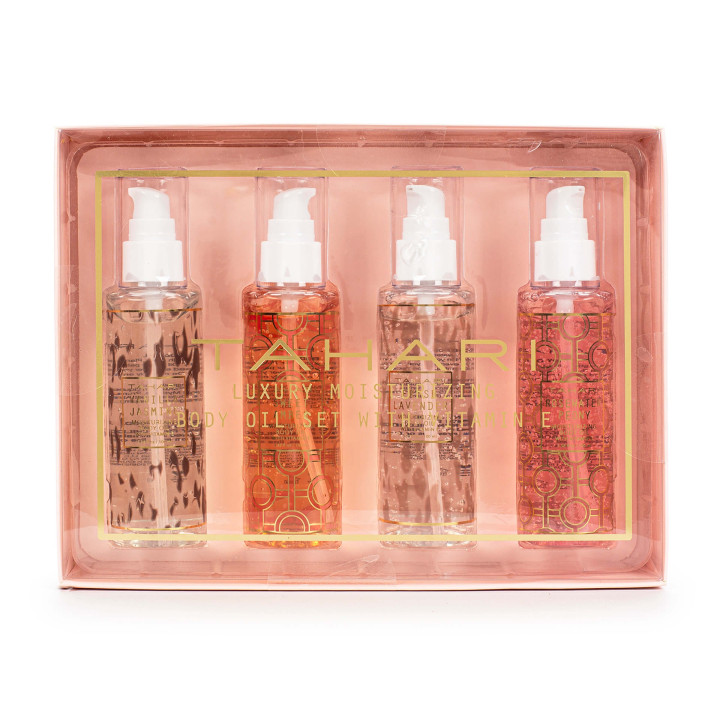 Coffret 4 huiles hydratantes pour le corps TAHARI
