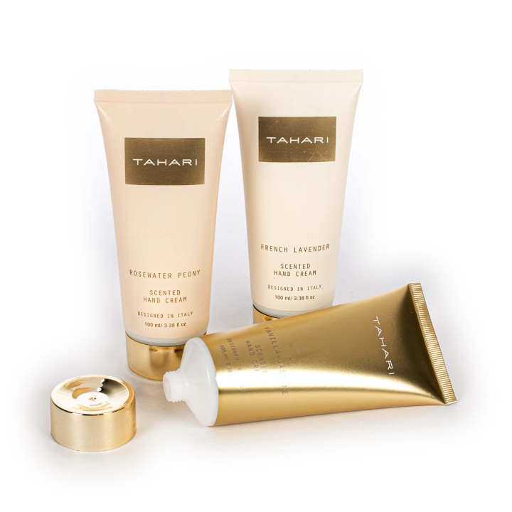 PROMO  Coffret 3 crèmes mains TAHARI, 3 senteurs