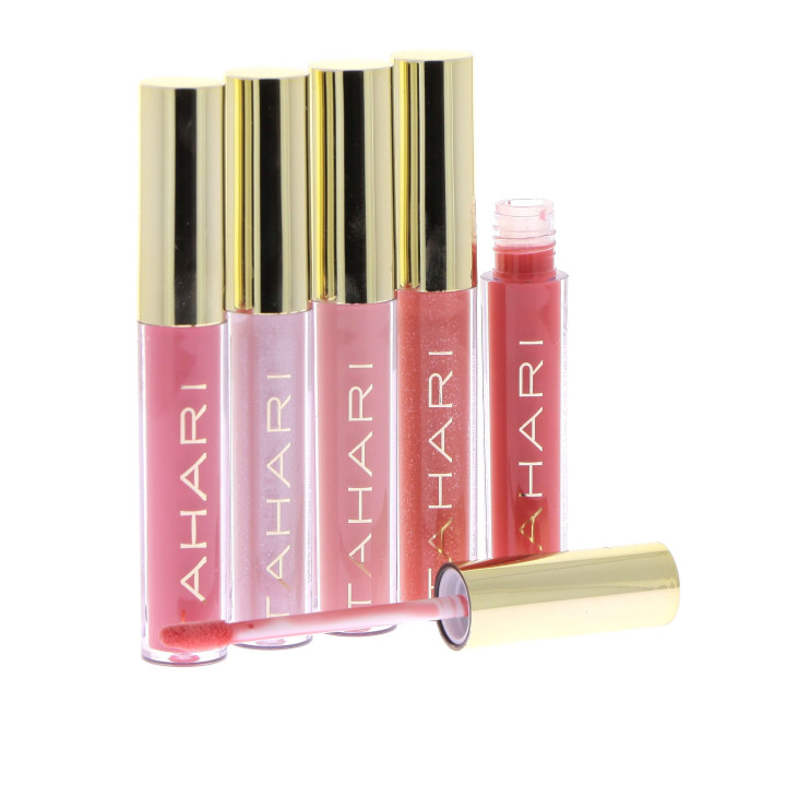 Coffret 5 baumes lèvres brillants TAHARI