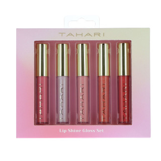 Coffret 5 baumes lèvres brillants TAHARI