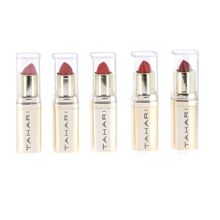 PROMO Coffret 5 rouges à lèvres glossy TAHARI