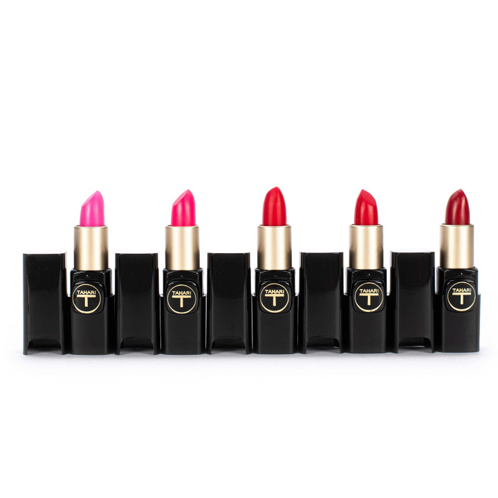 PROMO Coffret 5 rouges à lèvres brillants TAHARI