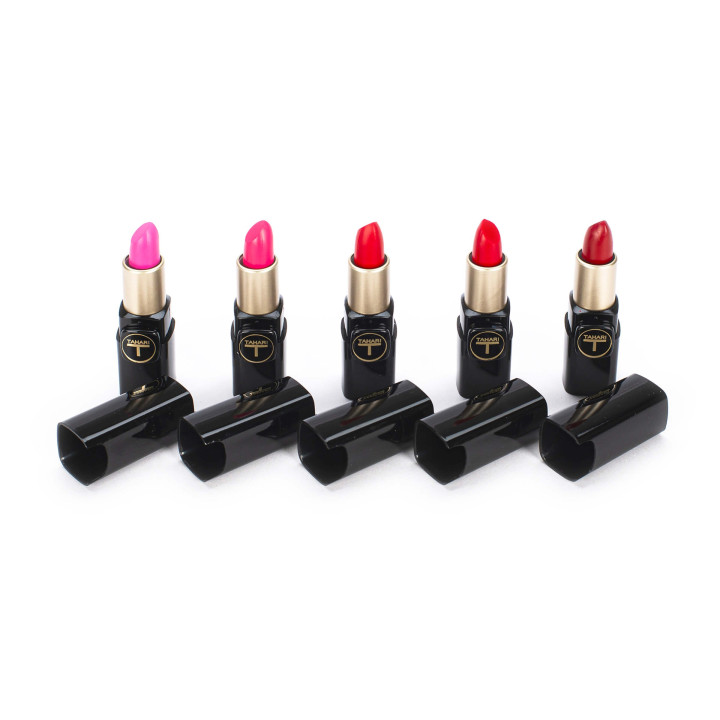 PROMO Coffret 5 rouges à lèvres brillants TAHARI