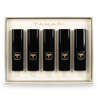PROMO Coffret 5 rouges à lèvres brillants TAHARI