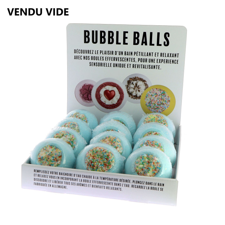 Présentoir 24 Bombes de Bain (30,5x20,5x16 cm) VENDU VIDE