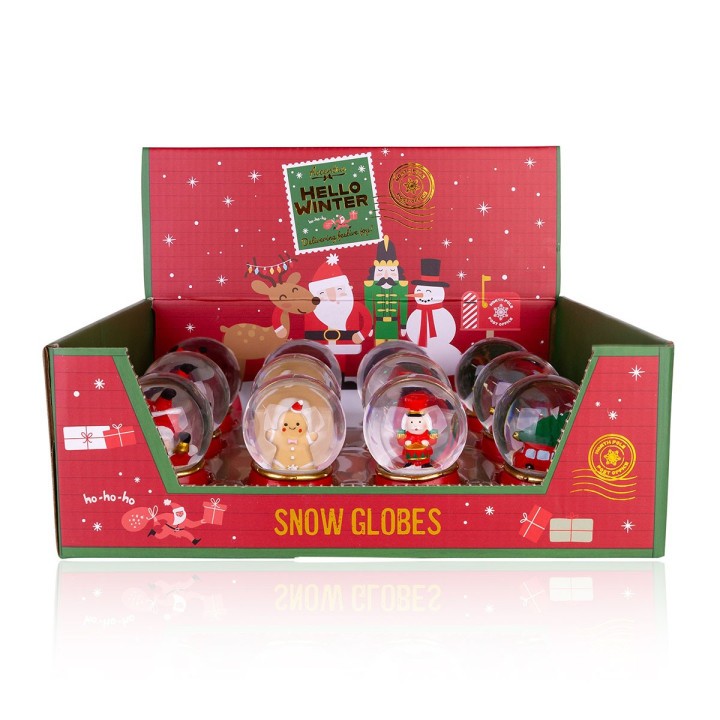 Boule neige SWEET MOMENT, 4 modèles assortis