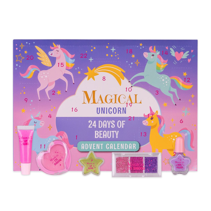 Calendrier de l'avent cosmétiques MAGICAL UNICORN
