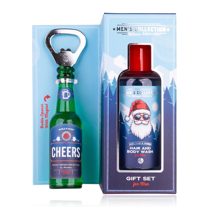 Coffret pour la douche +ouvre bouteille MEN'S COLLECTION WE