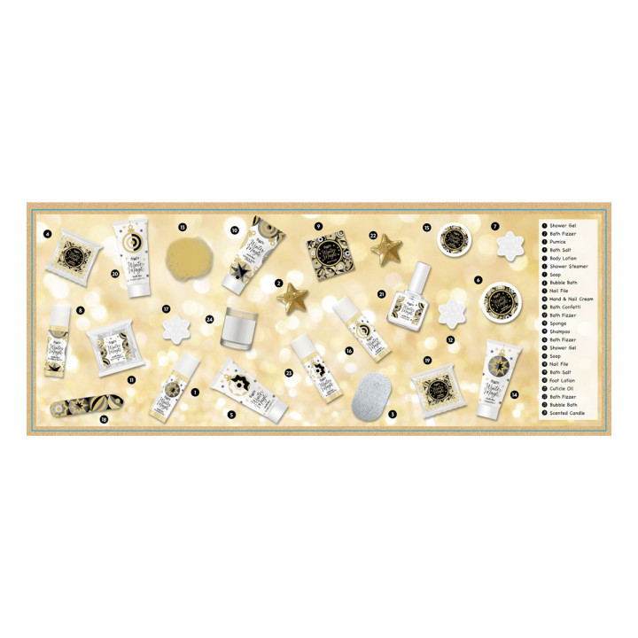 Calendrier de l'avent cosmétiques STARRY WINTER