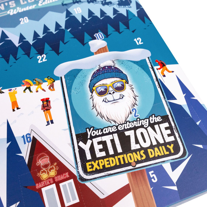 PROMO Calendrier de l'avent cosmétiques homme MEN'S COLLECTION WINTER EDITION