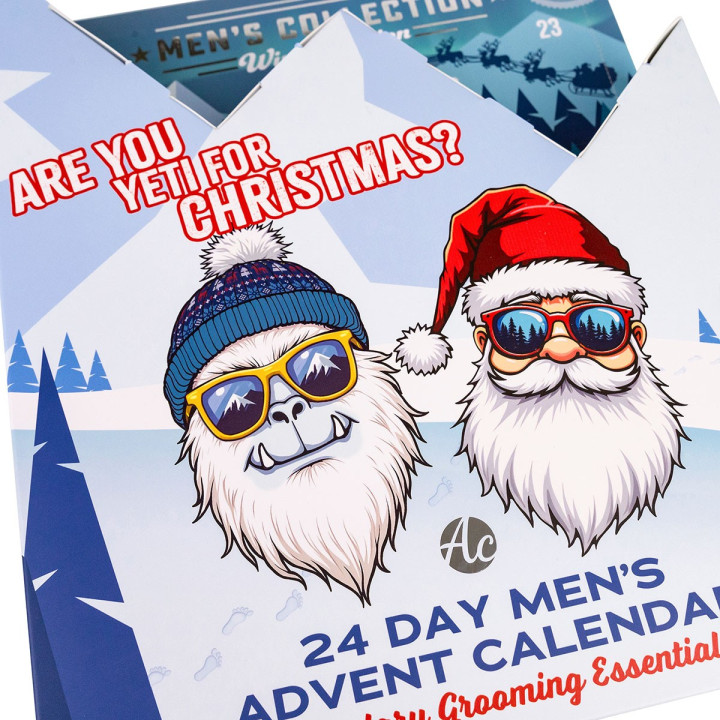 PROMO Calendrier de l'avent cosmétiques homme MEN'S COLLECTION WINTER EDITION