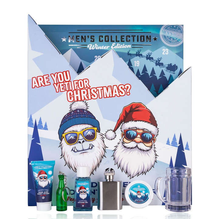 PROMO Calendrier de l'avent cosmétiques homme MEN'S COLLECTION WINTER EDITION