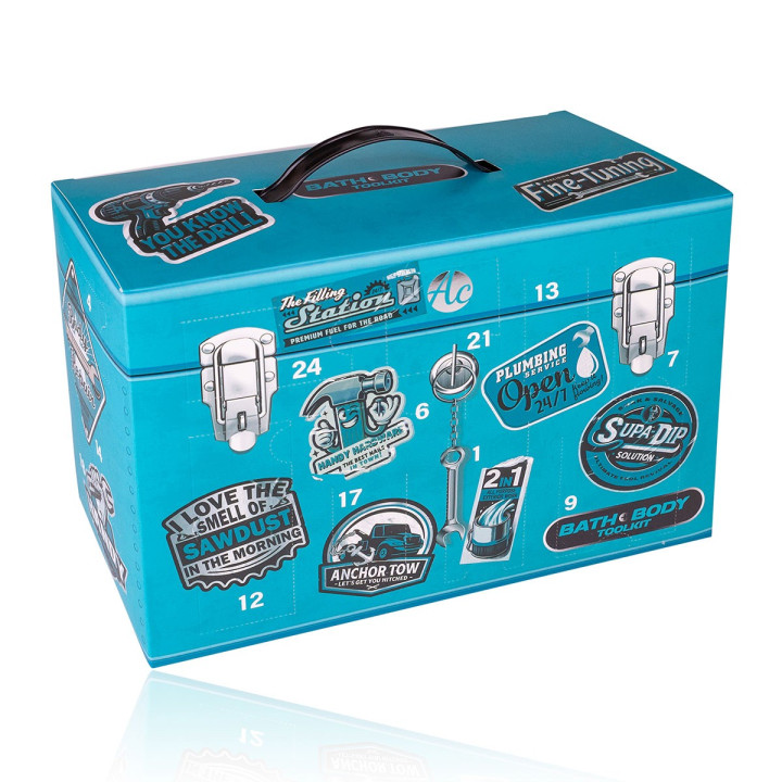 PROMO Calendrier de l'avent cosmétiques homme BATH & BODY TOOLKIT