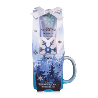 PROMO  Coffret pour le bain +tasse  WINTER WONDERLAND