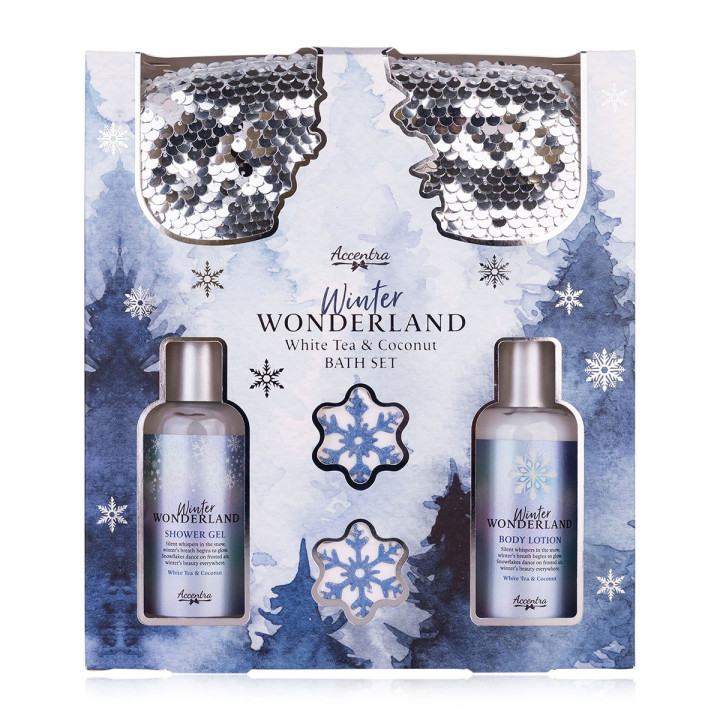 Coffret pour le corps +masque sommeil sequins WINTER WONDERLAND