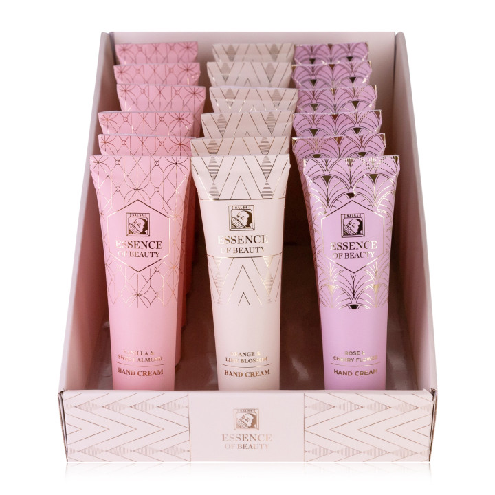 Crème mains & ongles ESSENCE OF BEAUTY,3 senteurs assorties