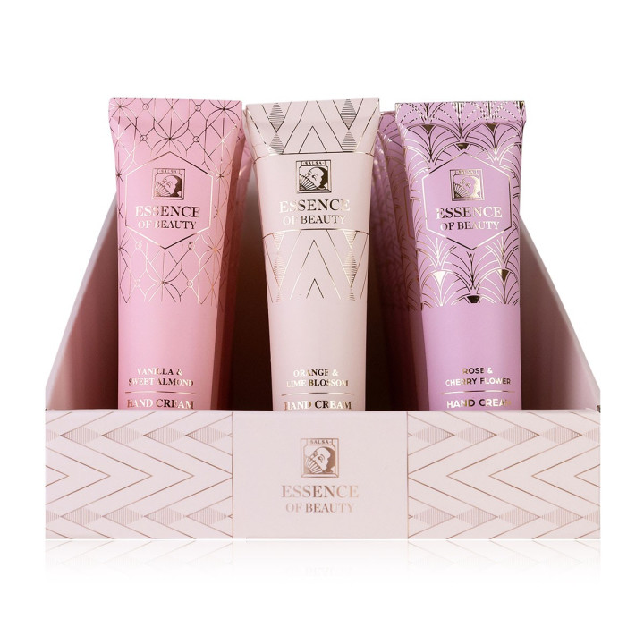 Crème mains & ongles ESSENCE OF BEAUTY,3 senteurs assorties