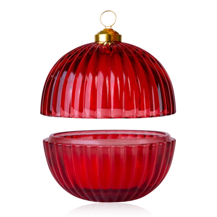Bougie parfumée 150g LUXURY WINTER, senteur Pomme & Cannelle