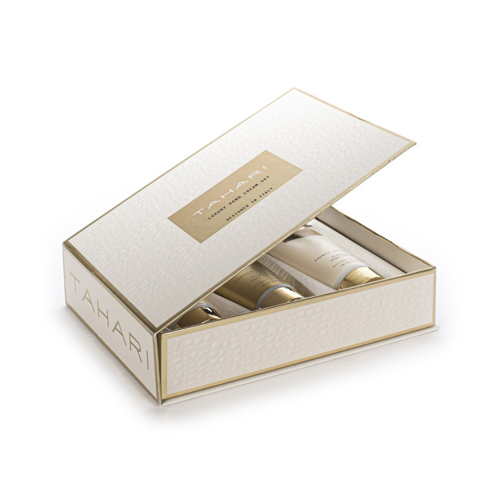 PROMO  Coffret 3 crèmes mains TAHARI, 3 senteurs