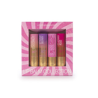 Coffret 4 baumes lèvres FRUITS PARTY, 4 senteurs