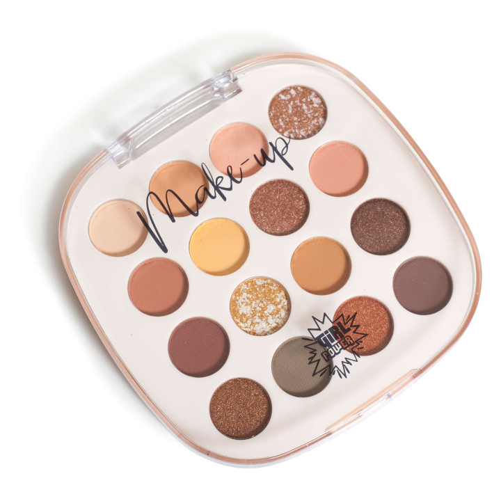 Palette de maquillage 16 couleurs,2 modèles assortis