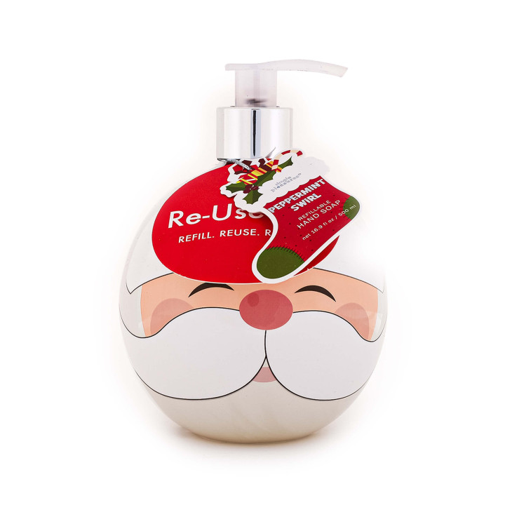 PROMO Distributeur de savon liquide 500ml BOULE, 3 modèles/senteurs assortis