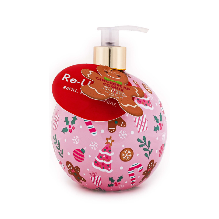 Distributeur de savon liquide 500ml BOULE, 3 modèles/senteurs assortis