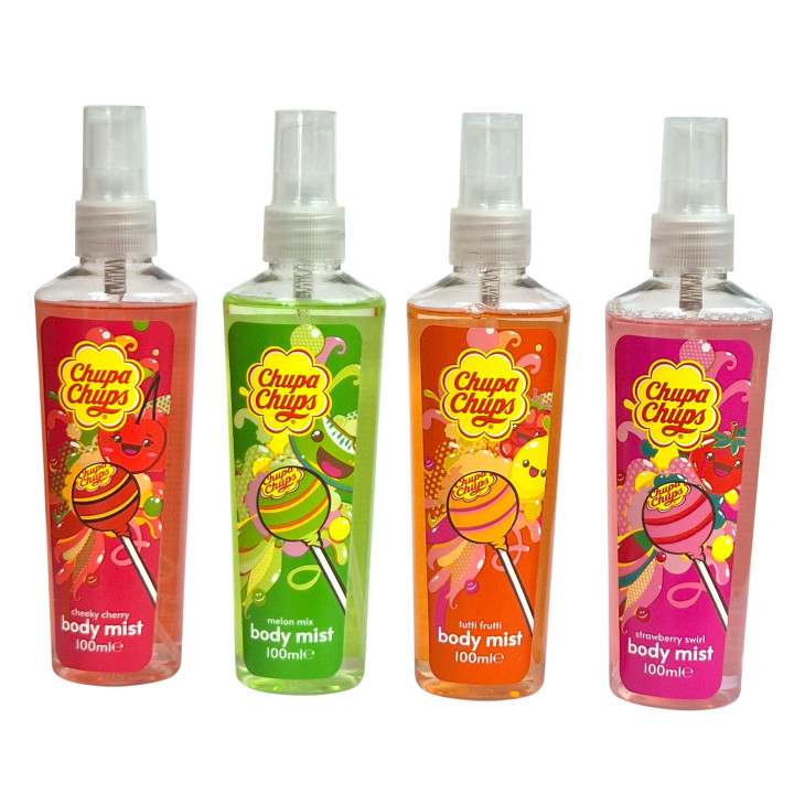 Coffret 4 Brumes CHUPA CHUPS, 4 senteurs