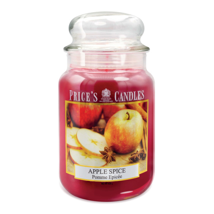 Bougie large (19.5x10cm) APPLE SPICE