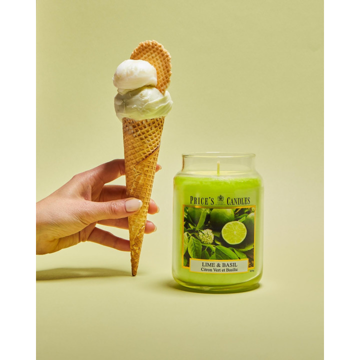 Bougie small (8,3x6.8 cm) LIME & BASIL