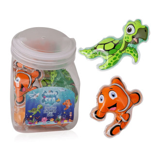 PROMO Berlingot de gel douche 50ml UNDER THE SEA,2 modèles assortis