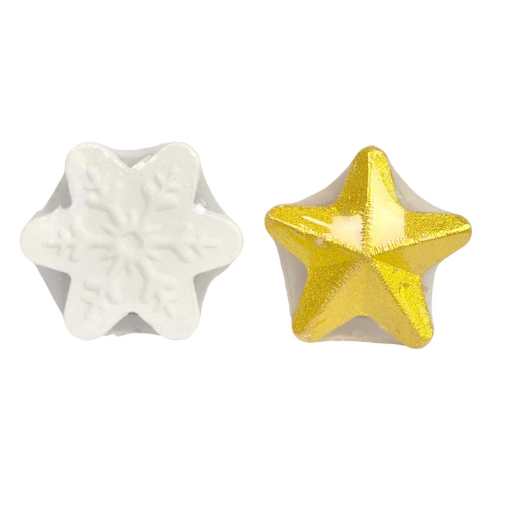Etoile effervescente STARRY WINTER,2 modèles assortis
