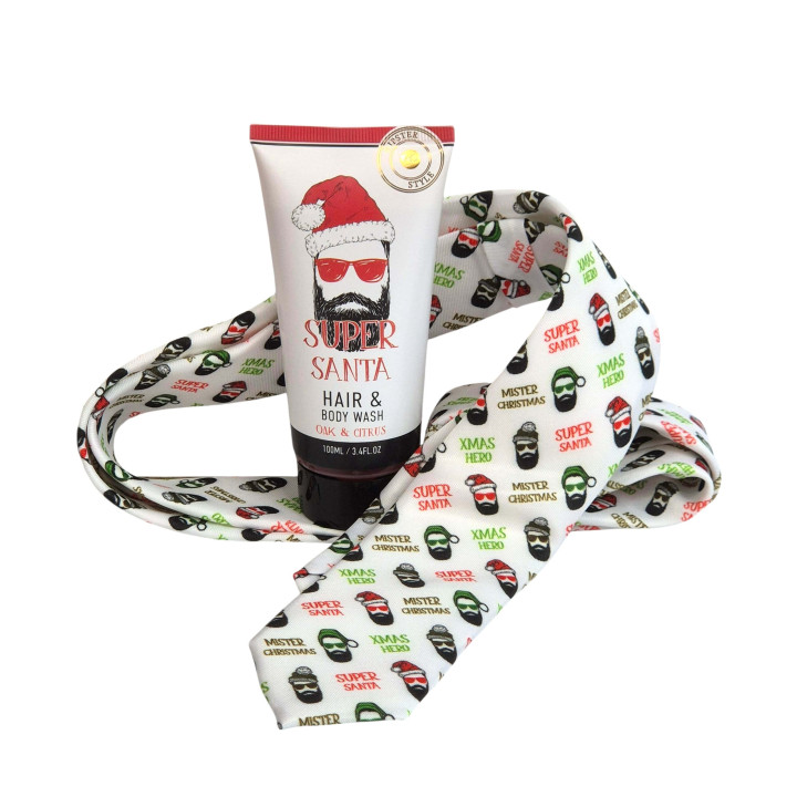 PROMO Coffret douche +cravate HIPSTER STYLE