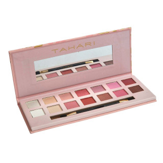 Coffret 14 Fards +miroir TAHARI