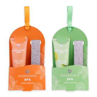 Coffret pour les mains SPA COLLECTION,2 couleurs et senteurs assorties