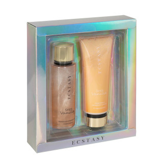 Coffret pour le corps ECSTASY Sexy Vanilla Pailleté