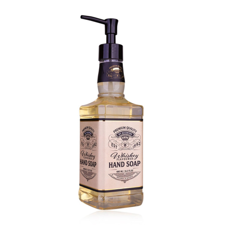 Distributeur de savon mains 480Mml WHISKY, senteur  Whisky