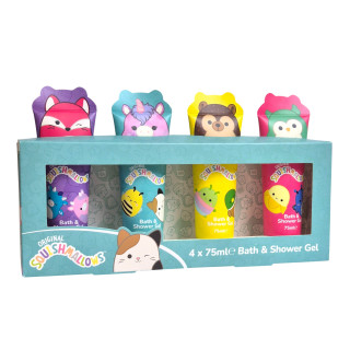 Coffret 4 gels douche SQUISHMALLOWS