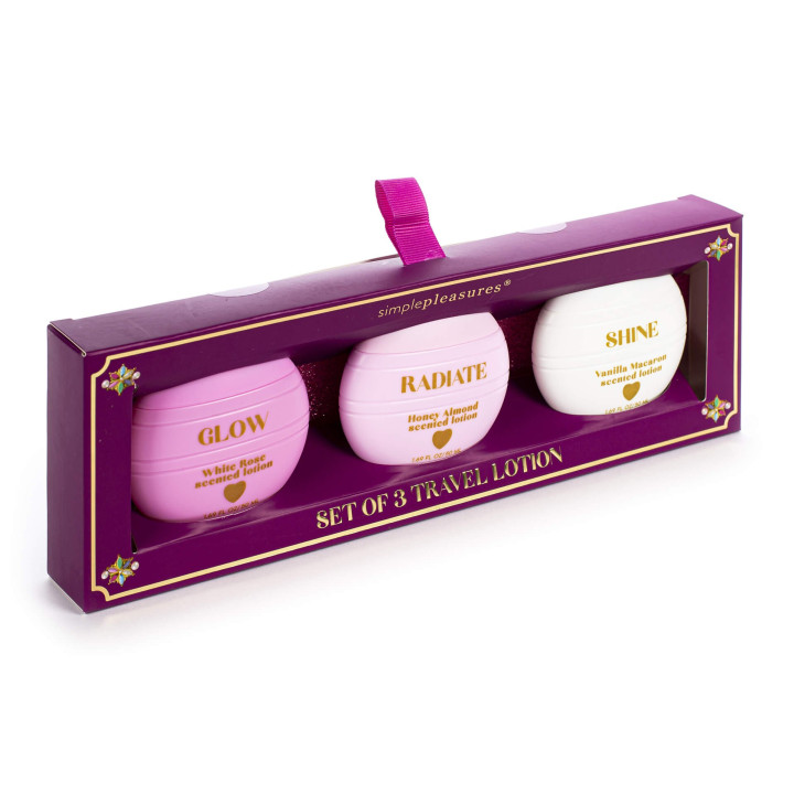 Coffret 3 lotions corps BEJEWELED, 3 senteurs