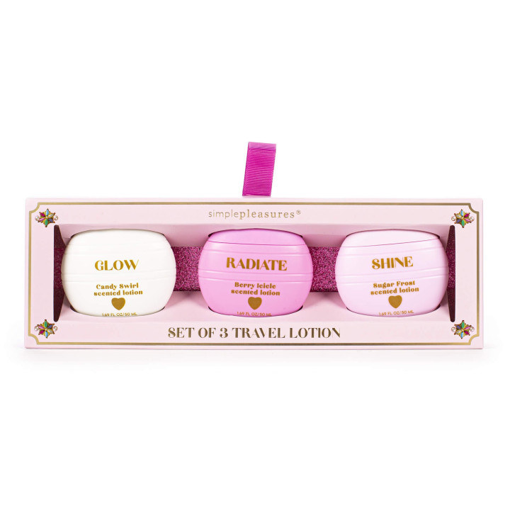 Coffret 3 lotions corps BEJEWELED, 3 senteurs