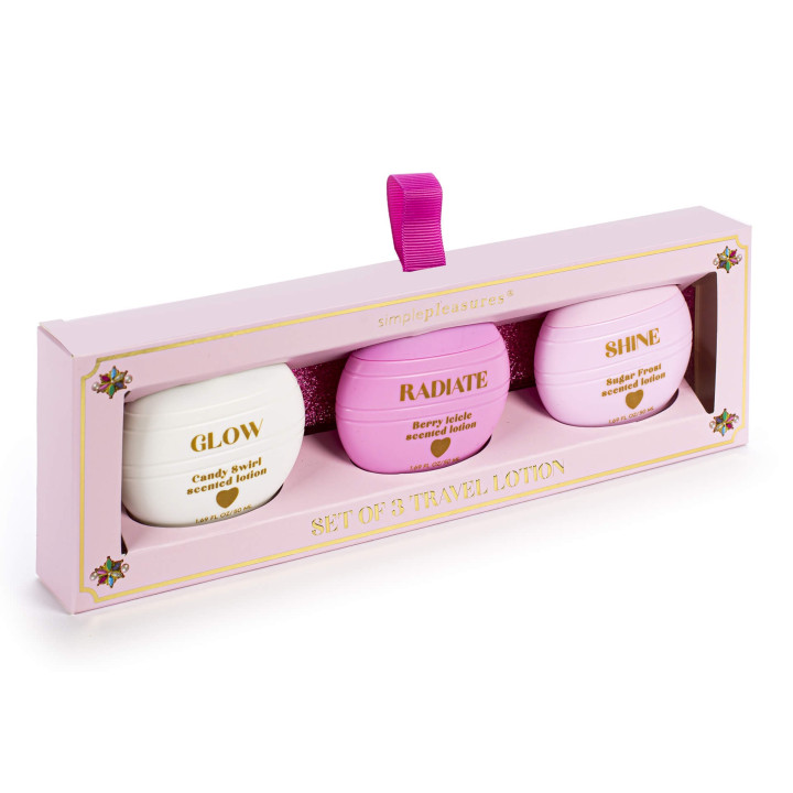 Coffret 3 lotions corps BEJEWELED, 3 senteurs