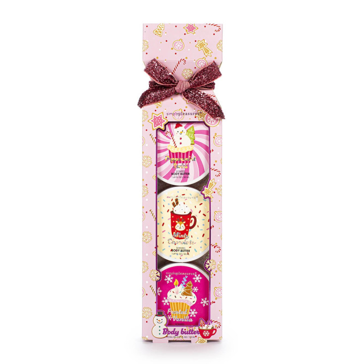 Coffret 3 body butter SUGAR FROSTED LAND,3 senteurs