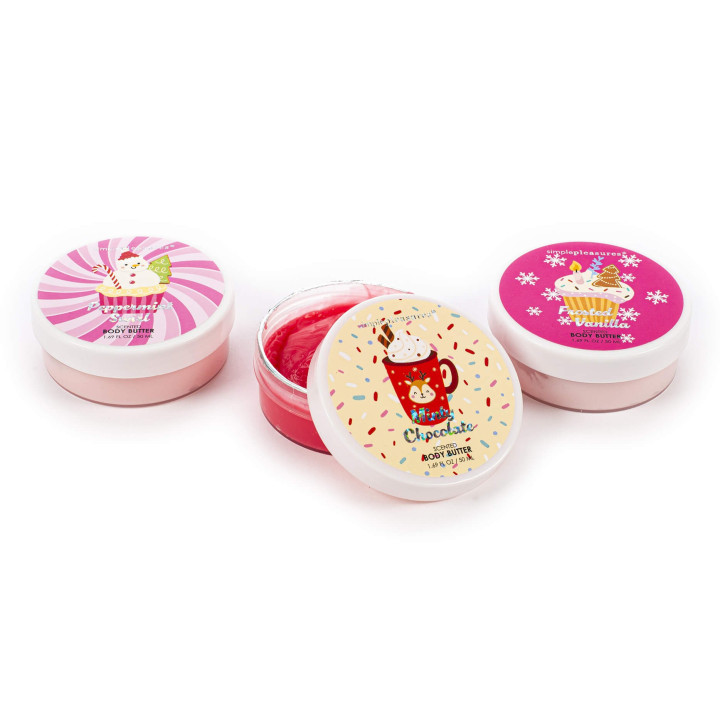 Coffret 3 body butter SUGAR FROSTED LAND,3 senteurs