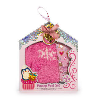 Coffret lotion pieds +chaussettes SUGAR FROSTED LAND