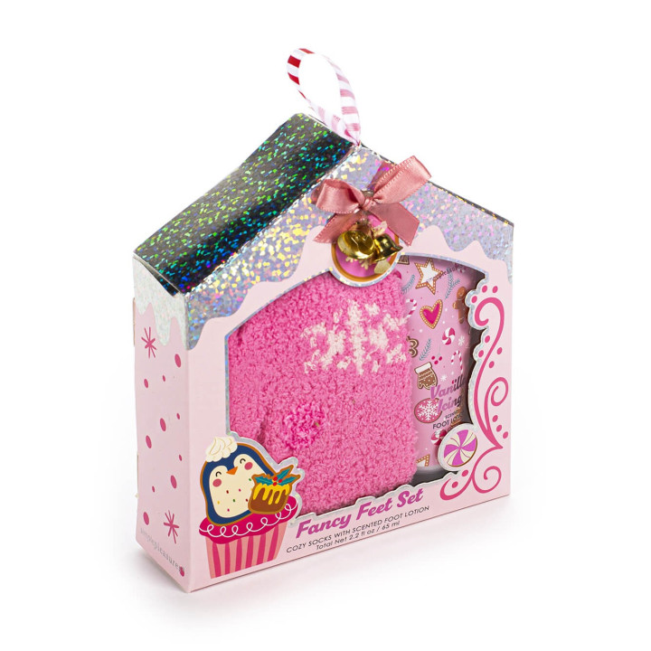 Coffret lotion pieds +chaussettes SUGAR FROSTED LAND