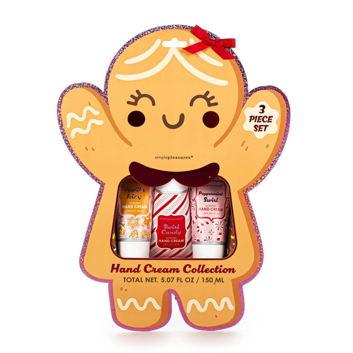 Coffret 3 crèmes mains SUGAR FROSTED LAND, 3 senteurs