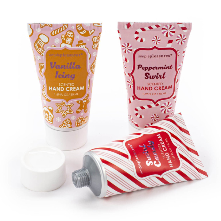 Coffret 3 crèmes mains SUGAR FROSTED LAND, 3 senteurs