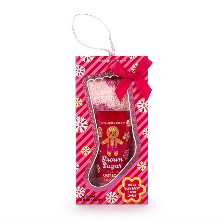 Coffret lotion pieds +chaussettes SUGAR FROSTED LAND